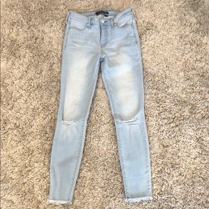 Abercrombie & Fitch light ripped knee jeans